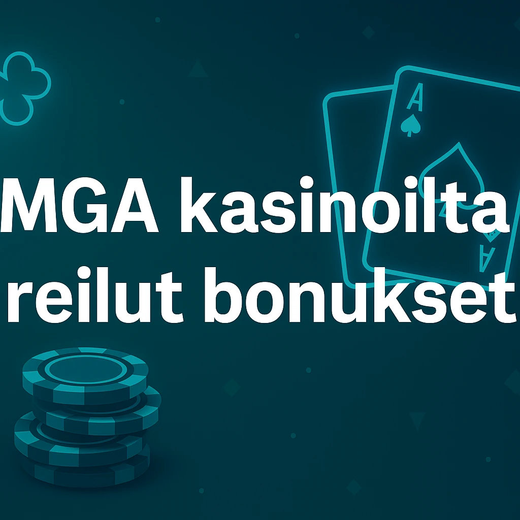MGA kasinoilta löydät reilut bonukset