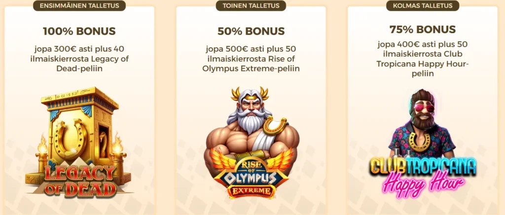 tuuri kasino bonukset