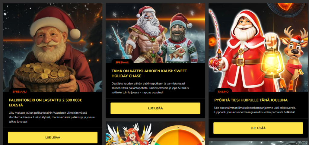 Hurmio kasinon vaihtuvat kasinotarjoukset