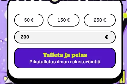 Lonkero kasinolle tallettaminen