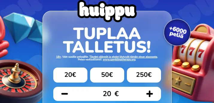 huippukasino antaa hyvän ensivaikutelman