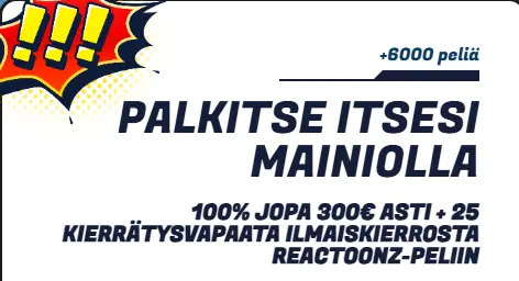 mainio kasinon bonukset