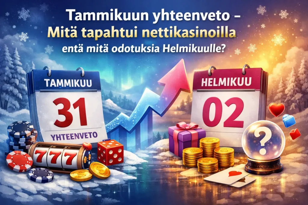 Tammikuun yhteenveto nettikasinoista