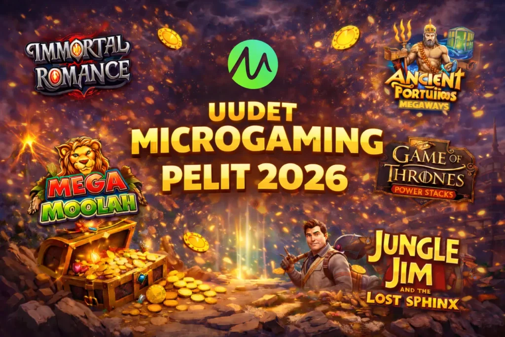 Uudet microgaming kasinopelit 2026