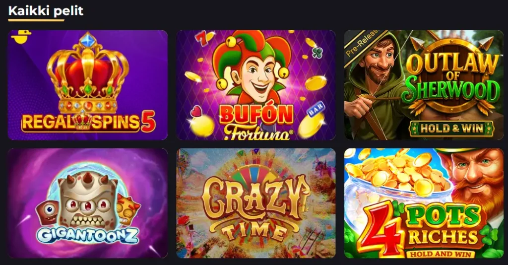 betizy casinon iso pelivalikoima