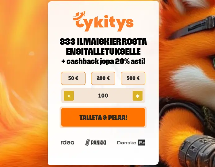 tykitys kasinon ensivaikutelma