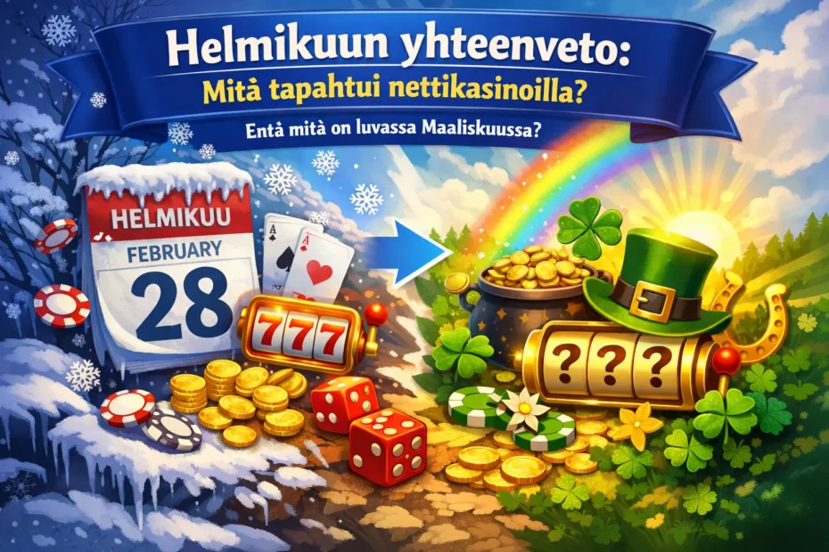 Helmikuun 2026 yhteenveto nettikasinoista