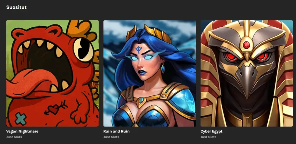 Pommin suositut slotit