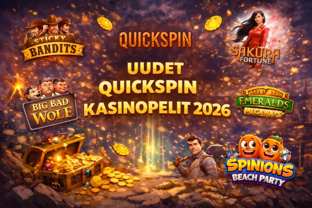 Uudet quickspin kasinopelit 2026