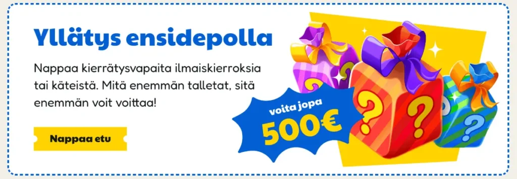 Yllätyksellinen ensibonus