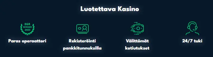 raketti on luotettava kasino