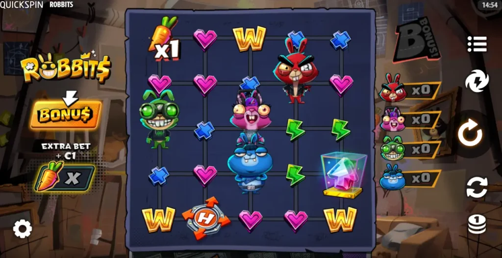robbits on uusi peli quickspiniltä 2026