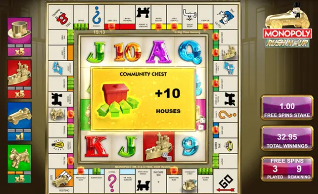 monopoly rush hour big time gaming