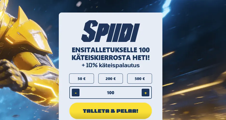 spiidi kasino ensivaikutelma