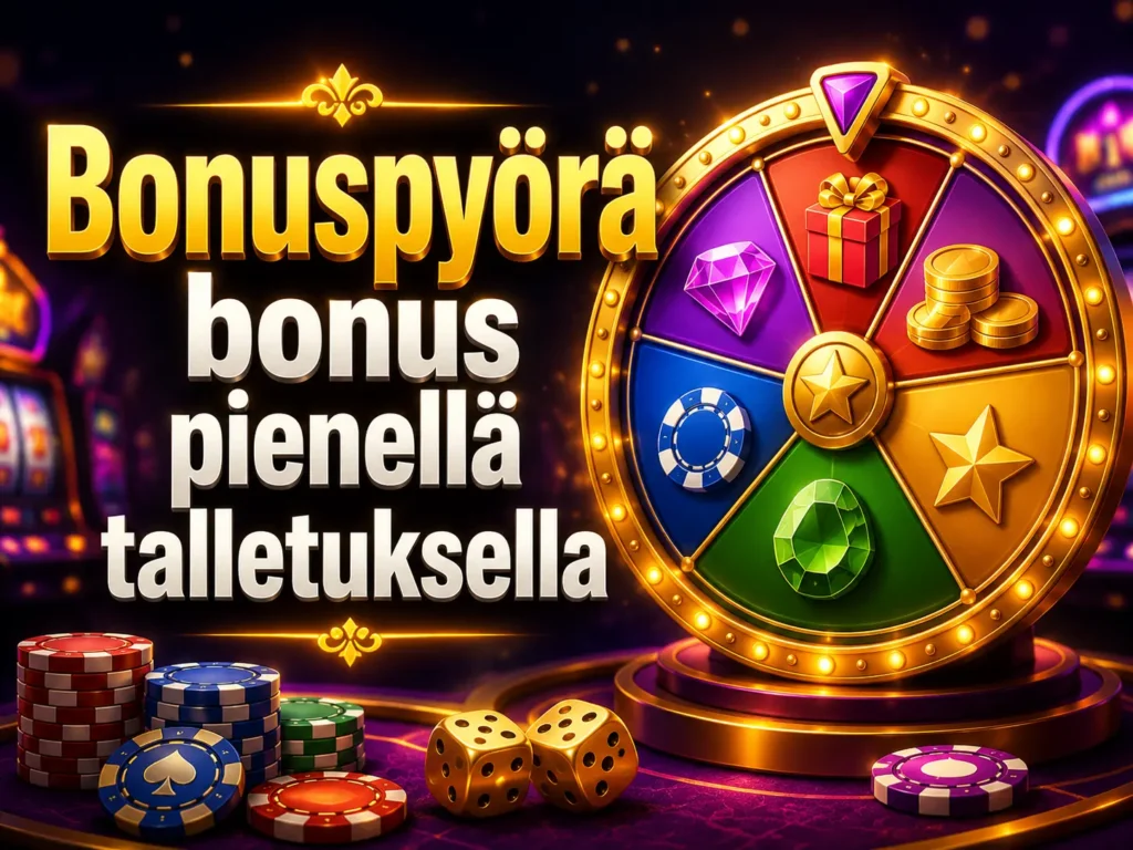 Bonuspyörä bonuksen saa pienellä talletuksella