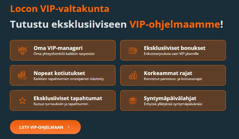 LocoWin VIP on antoisa