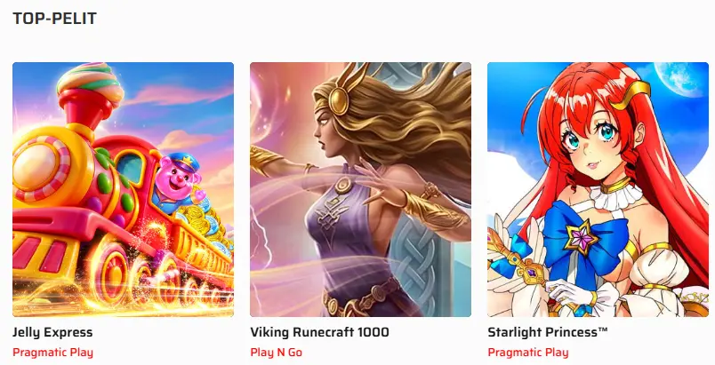Hurjaalla on hauskoja pelejä
